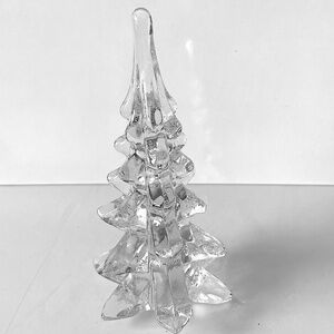 Vintage Art Glass Christmas Tree 6"H Collectible